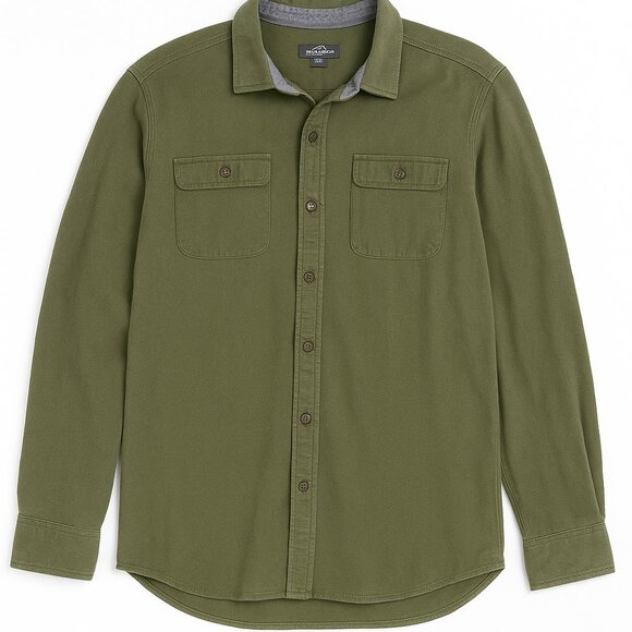 Eddie Bauer Men's Long Sleeve Button Down – XL – Olive Green – Casual Outdoors - Picture 1 of 4